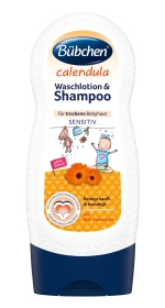 Bübchen Bio Calendula wash lotion and shampoo 230ml